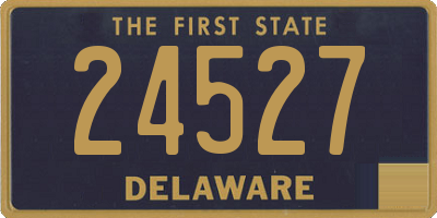 DE license plate 24527