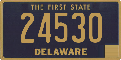 DE license plate 24530