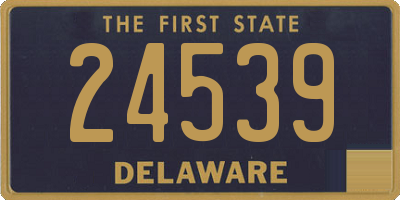 DE license plate 24539