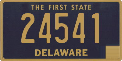 DE license plate 24541