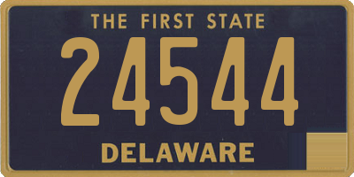 DE license plate 24544