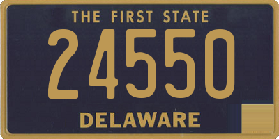 DE license plate 24550