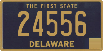 DE license plate 24556