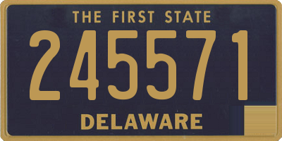 DE license plate 245571