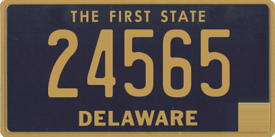 DE license plate 24565