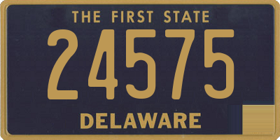 DE license plate 24575