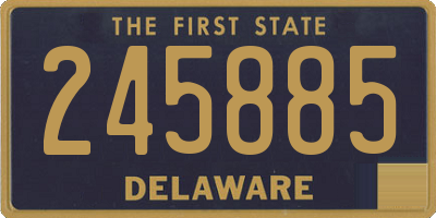 DE license plate 245885