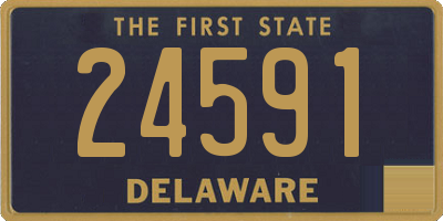 DE license plate 24591