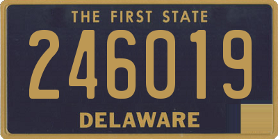 DE license plate 246019