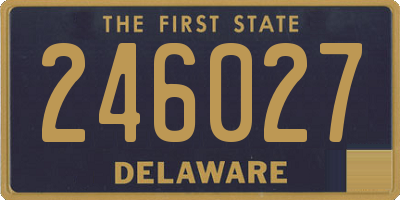 DE license plate 246027