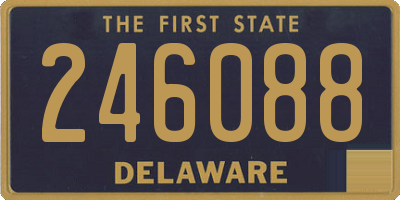 DE license plate 246088