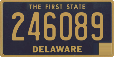 DE license plate 246089