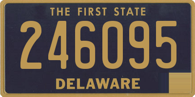 DE license plate 246095