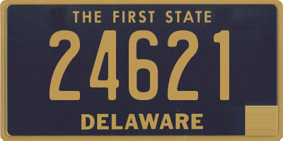 DE license plate 24621