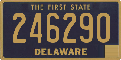 DE license plate 246290