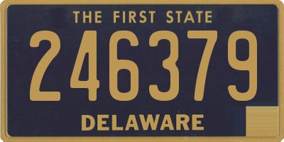 DE license plate 246379