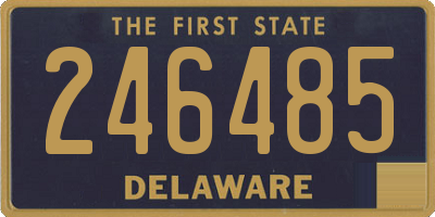 DE license plate 246485