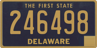 DE license plate 246498