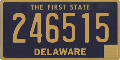 DE license plate 246515