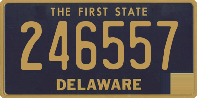 DE license plate 246557