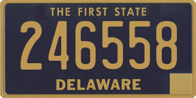 DE license plate 246558