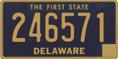 DE license plate 246571