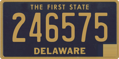 DE license plate 246575