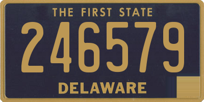 DE license plate 246579