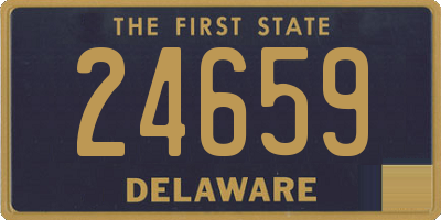 DE license plate 24659