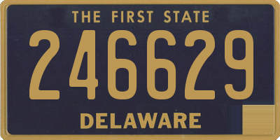 DE license plate 246629