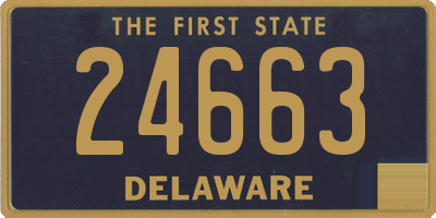 DE license plate 24663