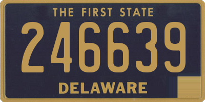 DE license plate 246639