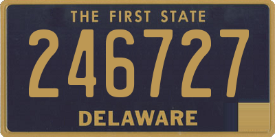 DE license plate 246727