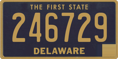 DE license plate 246729
