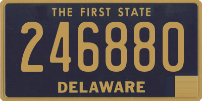 DE license plate 246880