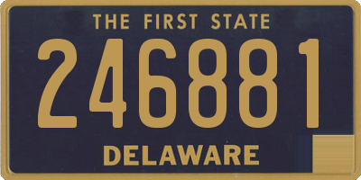 DE license plate 246881