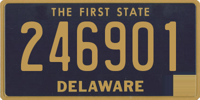 DE license plate 246901