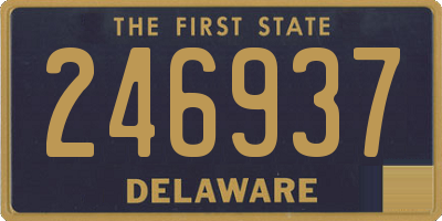 DE license plate 246937