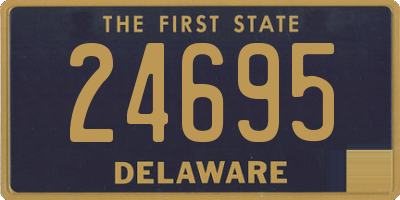 DE license plate 24695