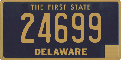 DE license plate 24699