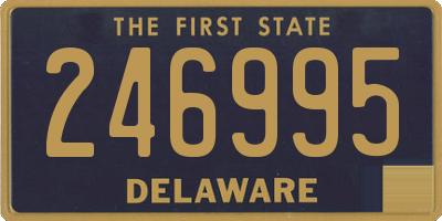 DE license plate 246995