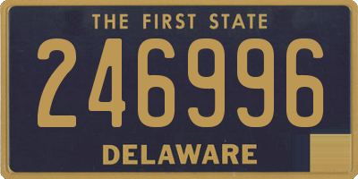 DE license plate 246996