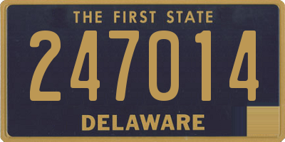 DE license plate 247014