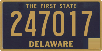 DE license plate 247017
