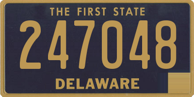DE license plate 247048