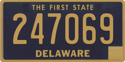 DE license plate 247069