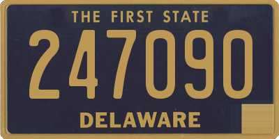 DE license plate 247090