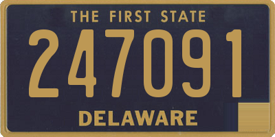 DE license plate 247091