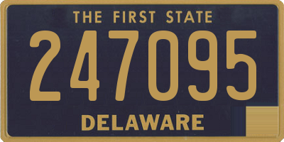 DE license plate 247095