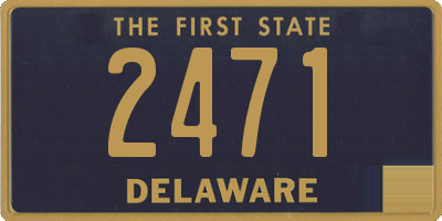 DE license plate 2471